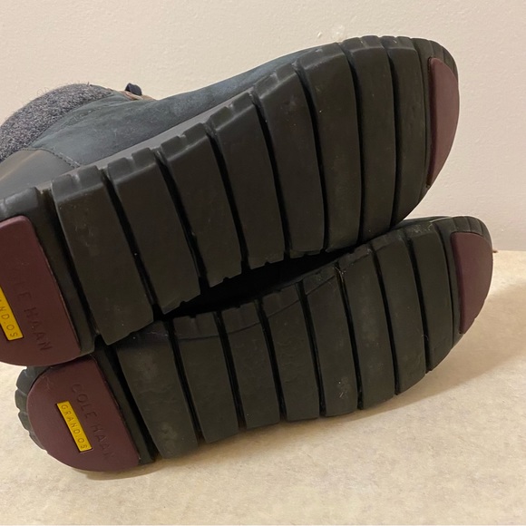 Cole Haan Women's Zerogrand Waterproof Hiking‎ Boots Ankle Nubuck Size 6 Black - Picture 14 of 14